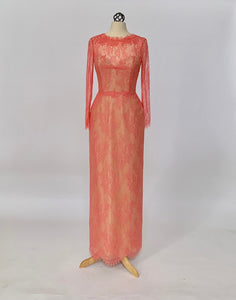 French Chantilly Lace Gown